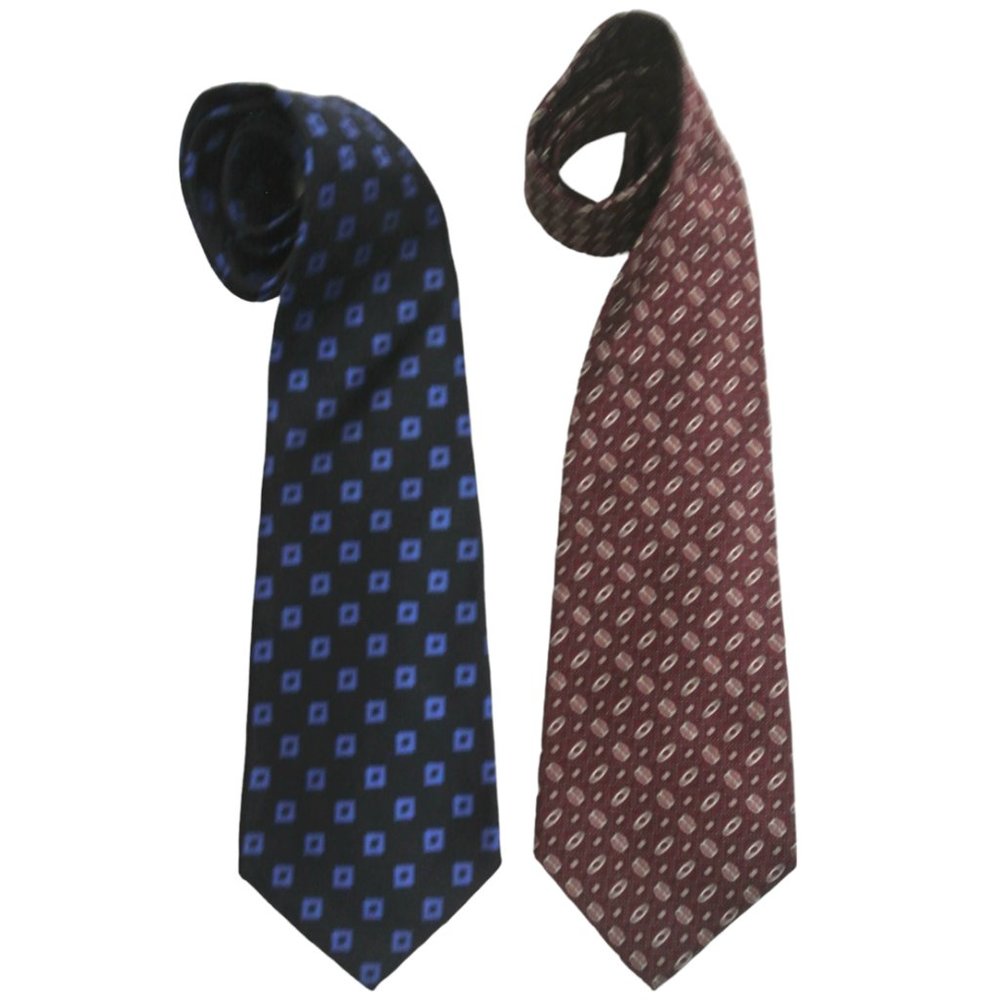 POLO RALPH LAUREN 2 Silk ties Geometric print & jacquard